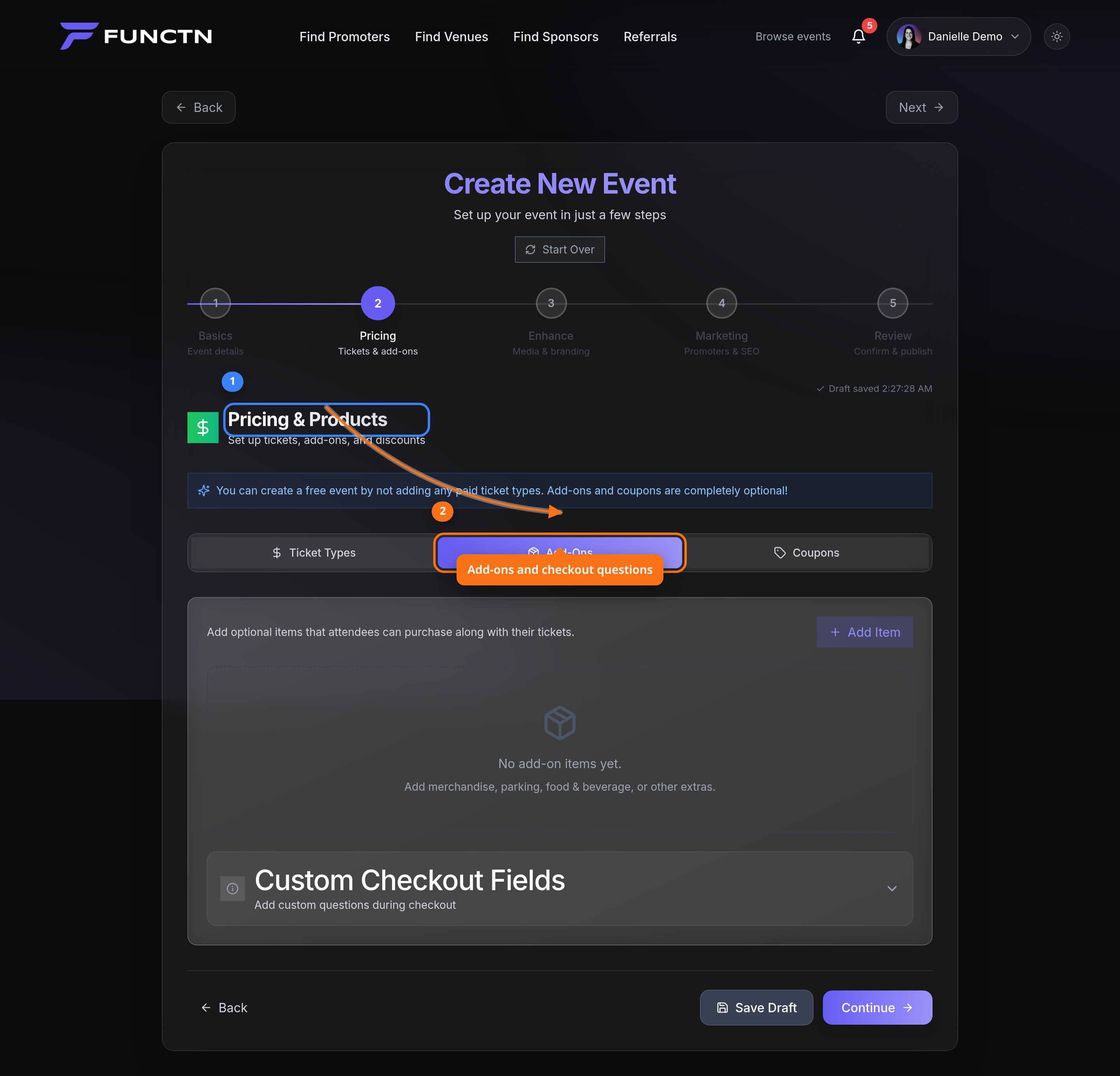 Customizing the checkout flow — where to find it