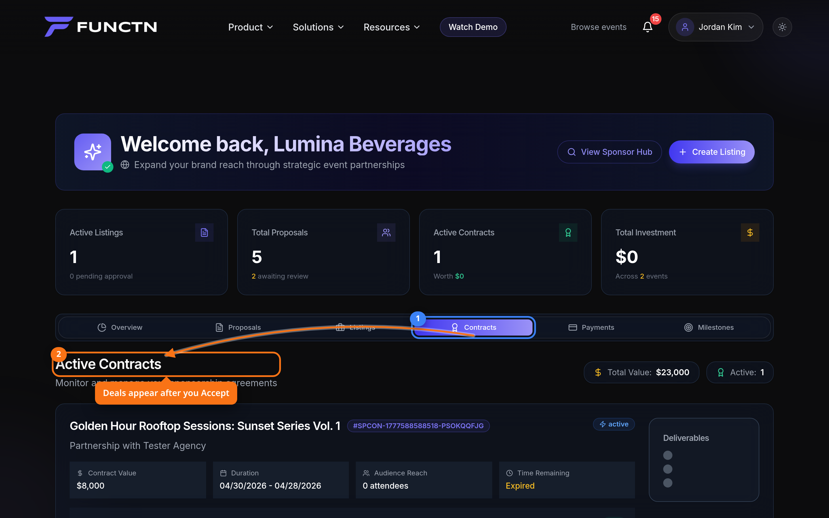 Delivering sponsor activations — where to find it