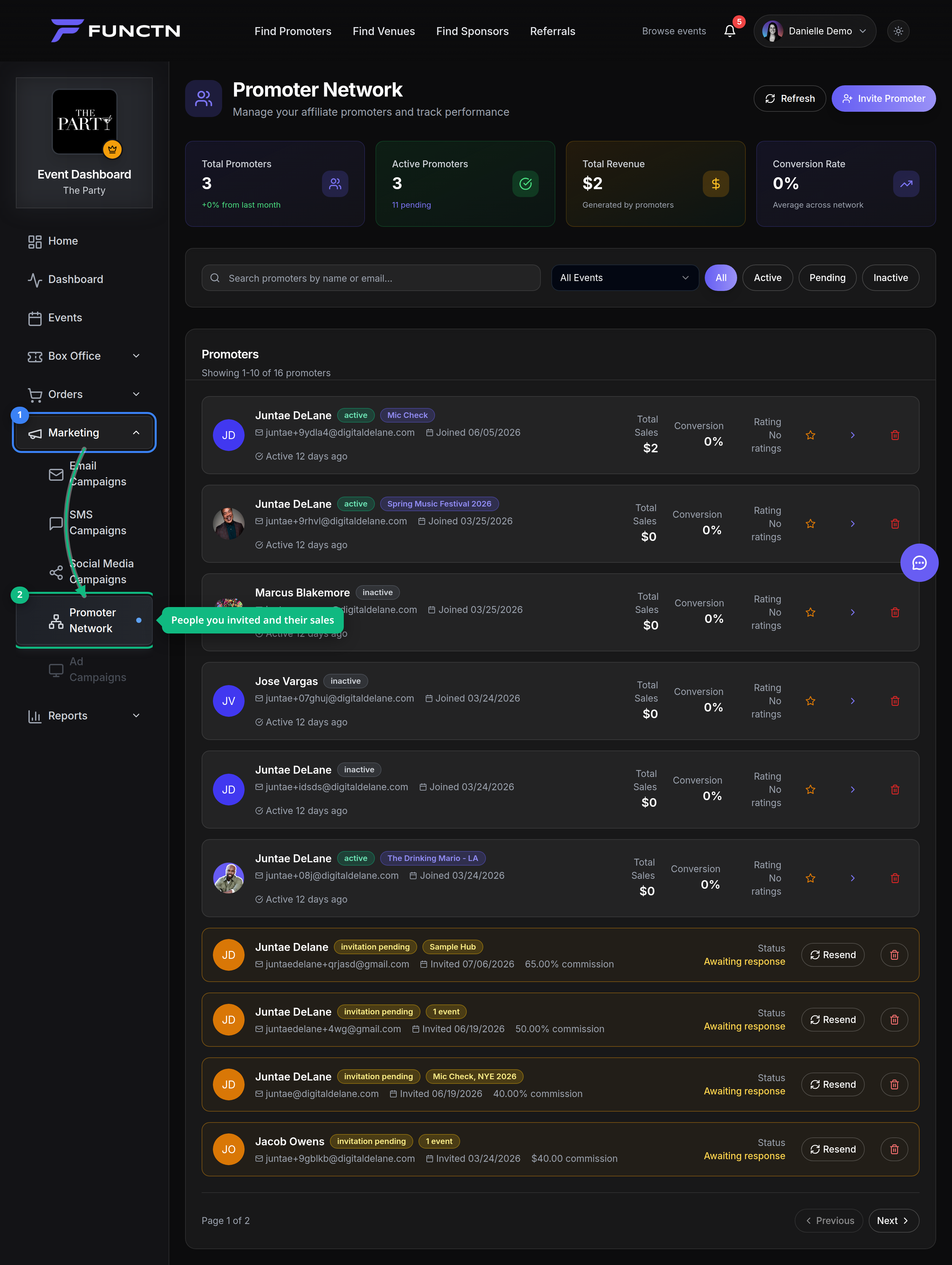 How the Promoter Marketplace works — how it works