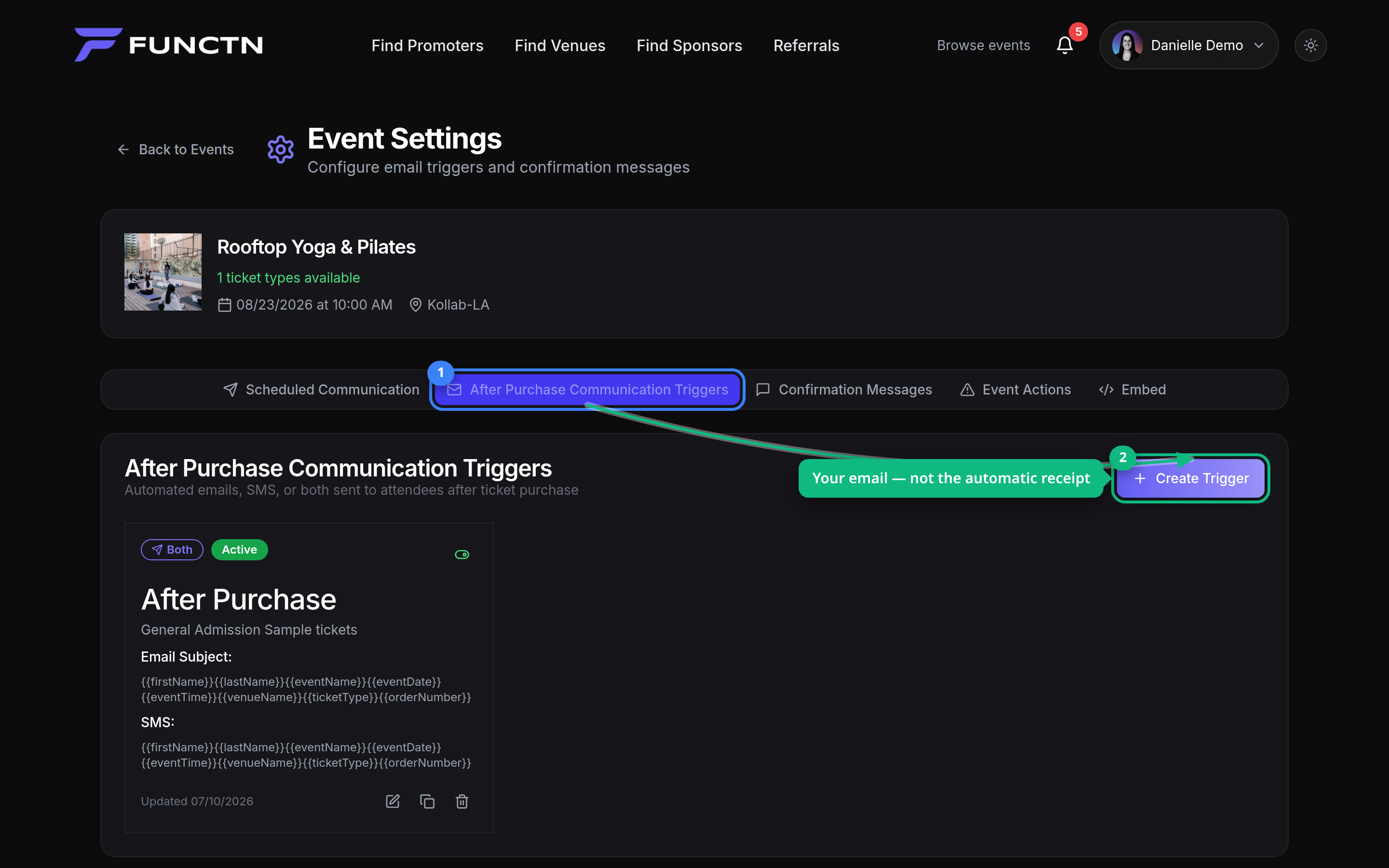 Order confirmation emails — how it works