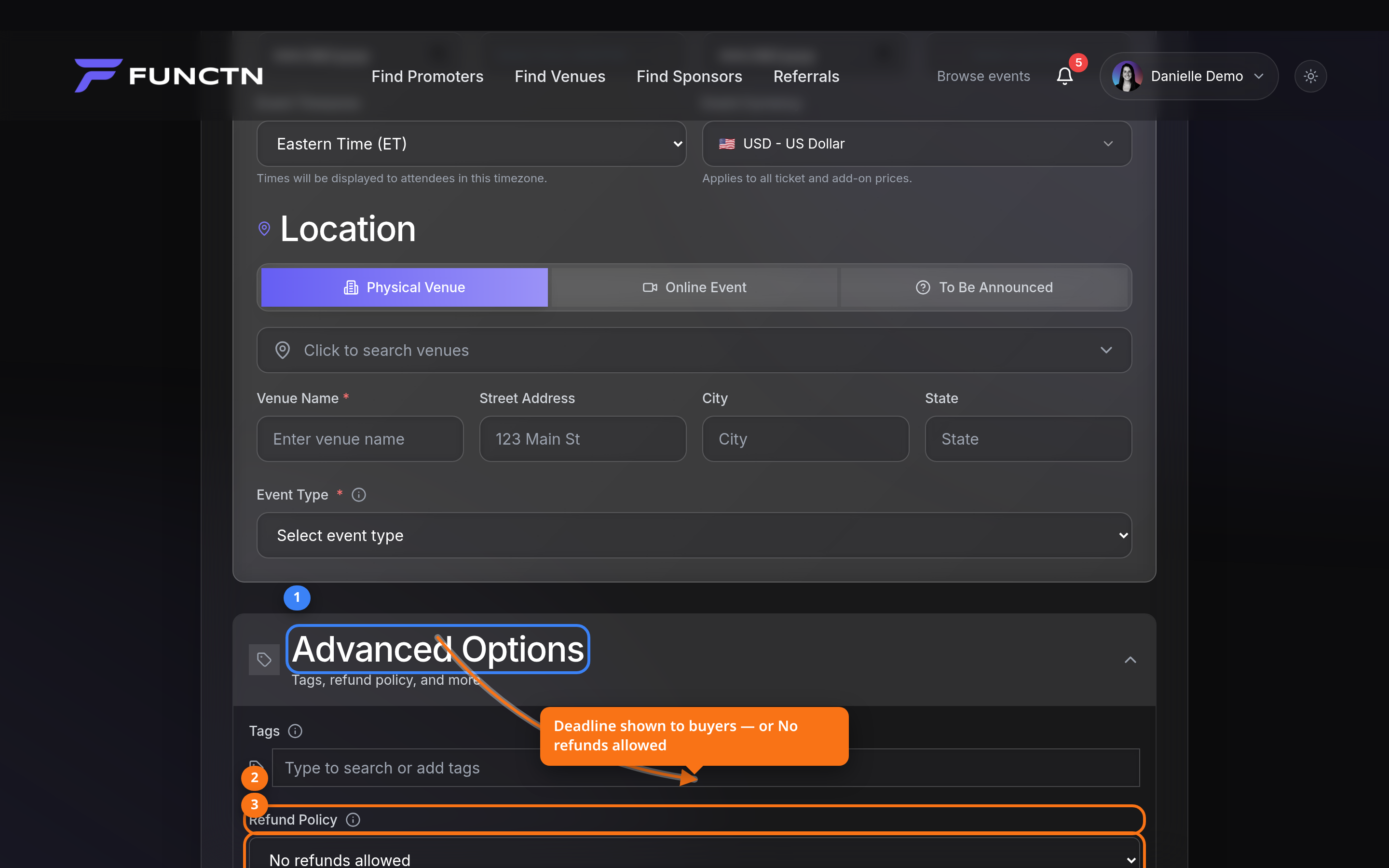 Refunds — where to find it