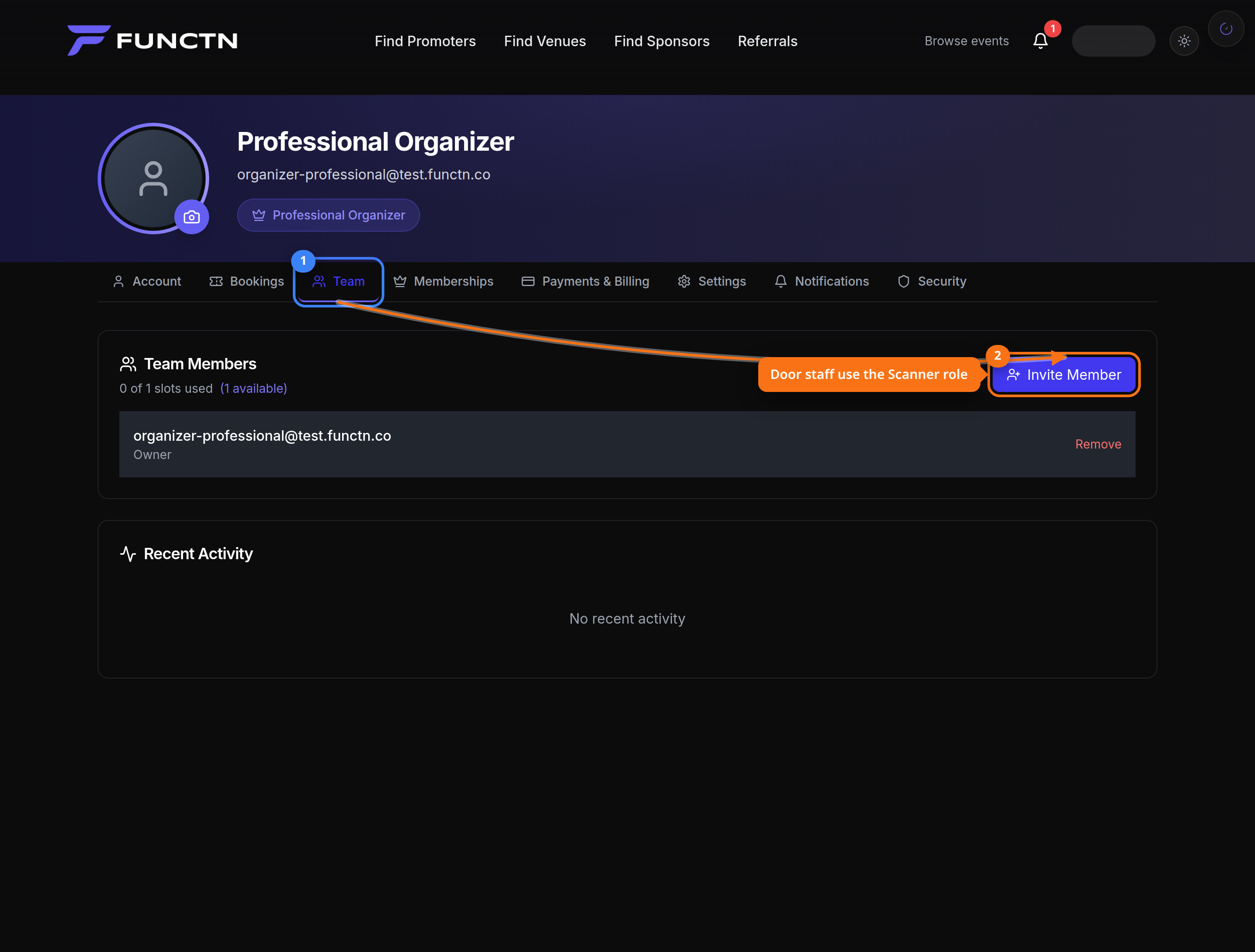 Staff and volunteer access — where to find it