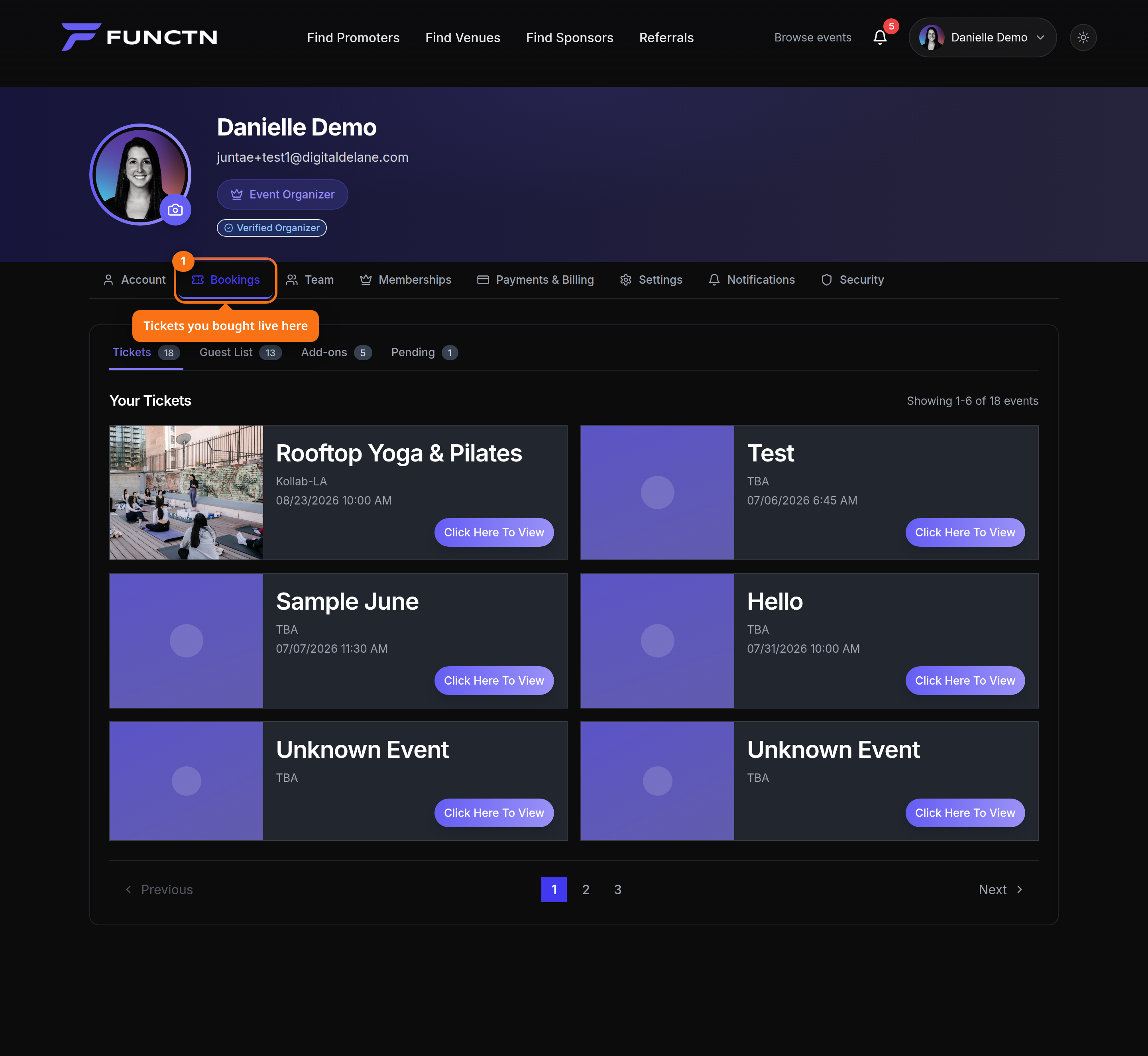Ticket transfers — where to find it